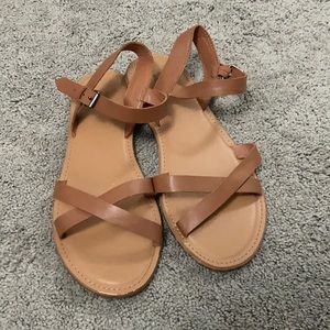 Brown/Tan Sandals